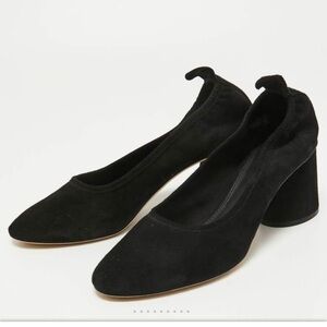 Tory Burch suede block heel pumps 9.5